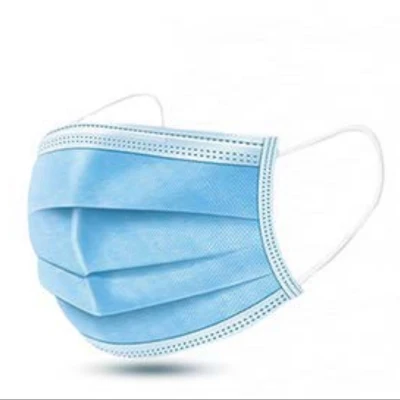 Three-Layer Blue Disposable, Melt-Blown Cloth Protective, Labor Protection, Non-Woven Masks